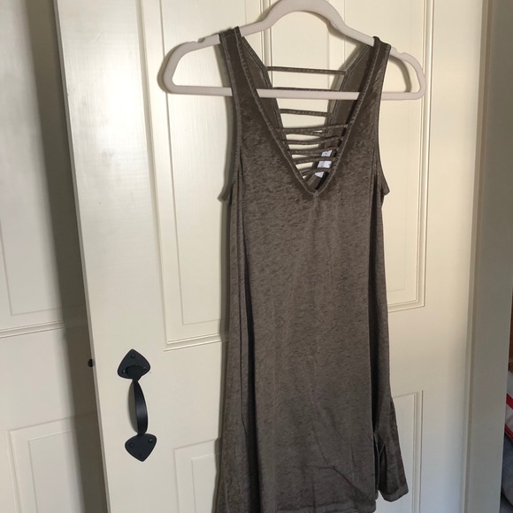 Socialite Brown Strappy Dress | Size Small - Picture 6 of 6